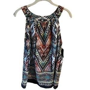 AGB Aztec print tank top NWT size small